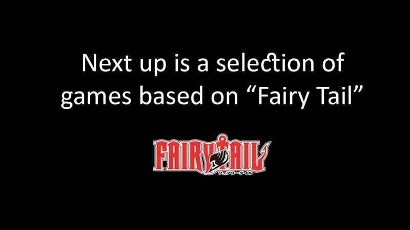 Fairy Tail's game set