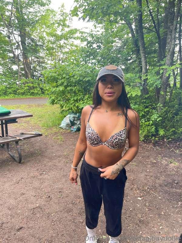 slutty me in the forest with my 🐆 print 😛