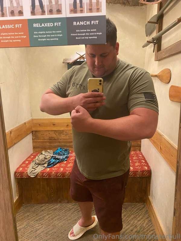 I figured I better buy this shirt now that I stretched the s..