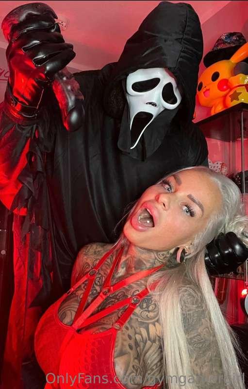 🎃Mr Ghost Face did so much with me 💦 fucked me with this hug..