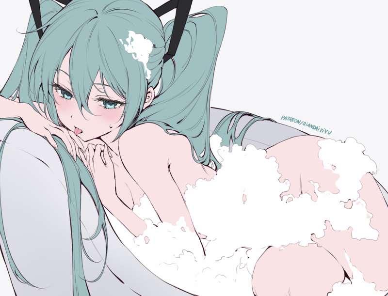 Hatsune Miku bath png