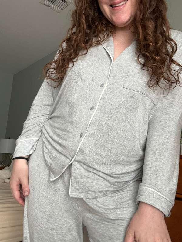 Snapped some pics too! These pajamas are sooo soft 