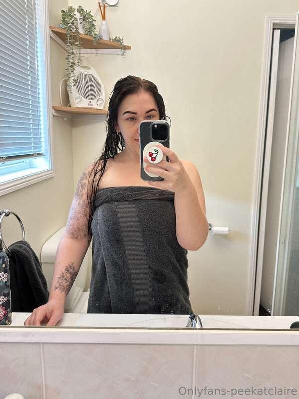 Fresh out the shower