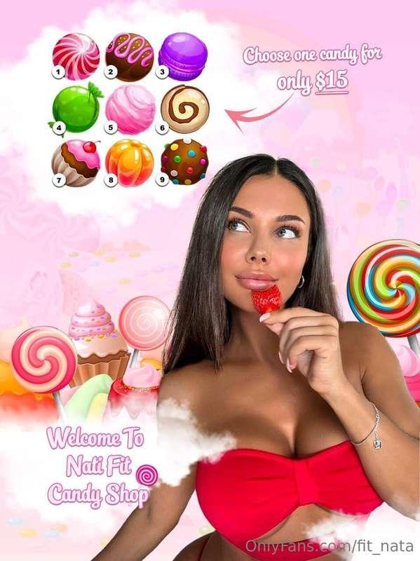 🍭𝐂𝐀𝐍𝐃𝐘 𝐒𝐇𝐎𝐏 𝐅𝐑𝐎𝐌 𝐍𝐀𝐓𝐀 𝐅𝐈𝐓🍭  Would you like some sweetness in..