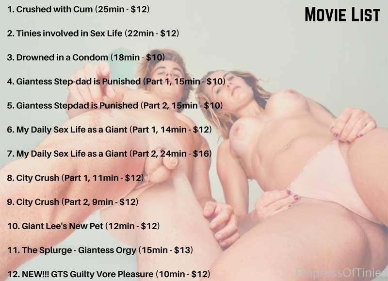 New vid Launch 💥"GTS Guilty *Vore* Pleasure" is out today! 💥..