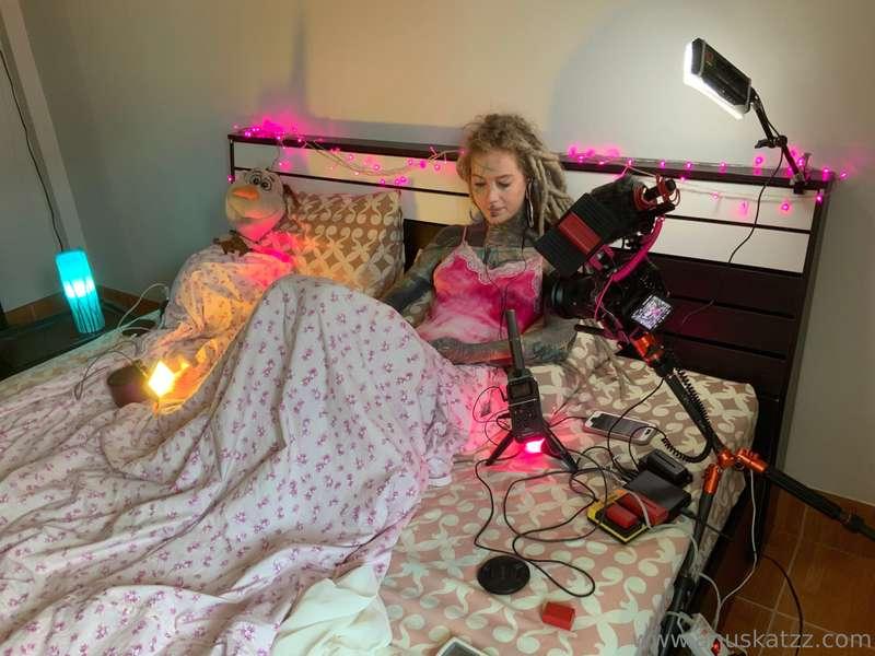 Why do you think I need so much technology in bed?😉