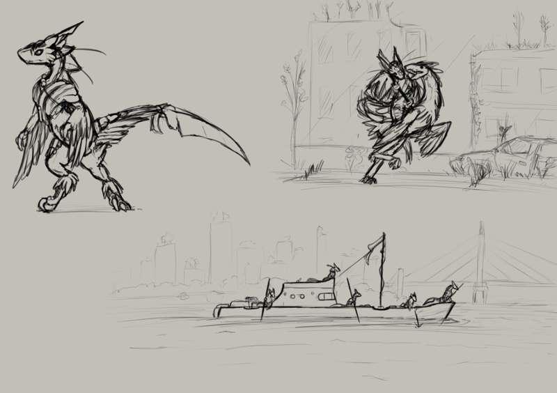 Raptor Sketch