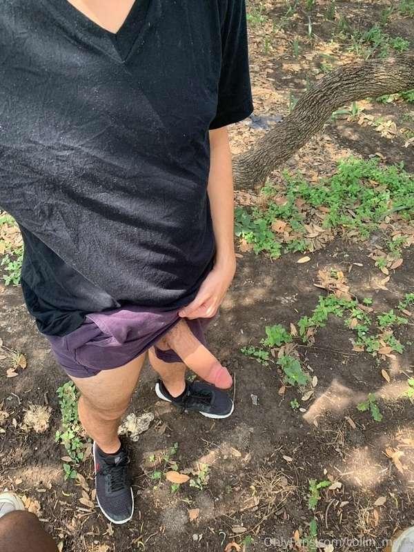 You see me in the park what are you do?