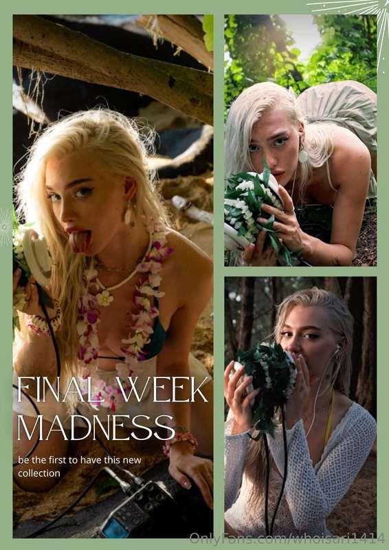 FINAL WEEK MADNESS OF THE MONTH!!Giving away my TOP 3 FAVORI..