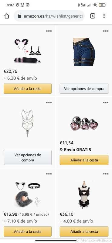i uploaded my wish list! I promise to take pics with all of ..