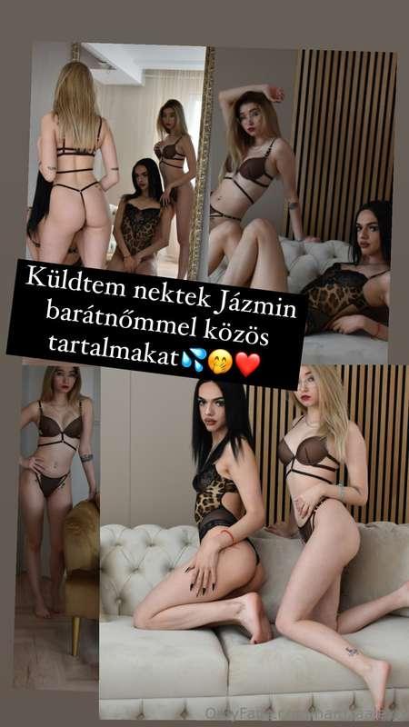 Jázmin barátnőmmel küldtem nektek új tartalmat😍🥵💦🤤 Csekkold ..