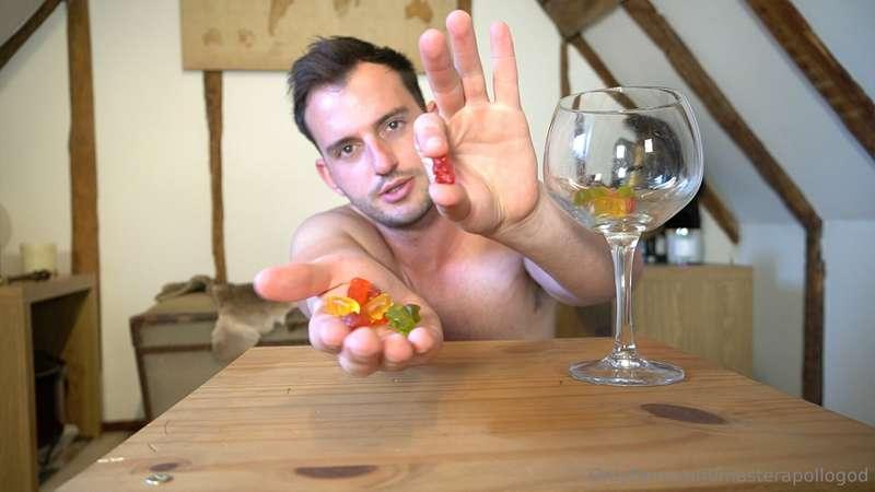 Watch as I eat you tiny people one by one, swallowing you de..