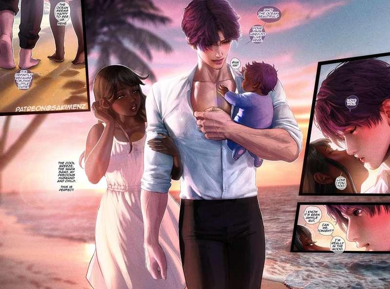 Happy ending with Rafayel p1 hi res+ PSD reward.