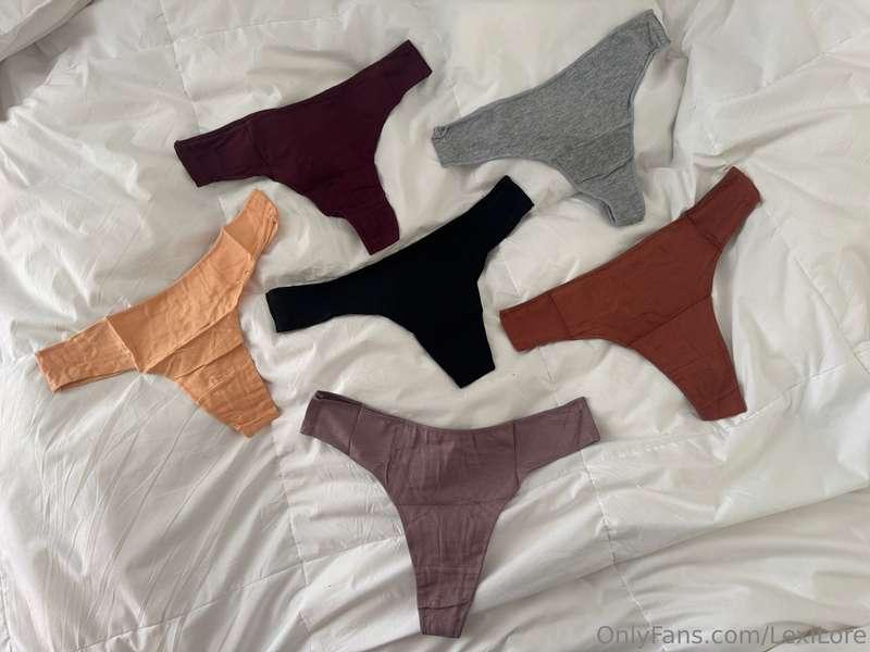 Worn cotton panties $200 for one pair, or $300 for two pairs..