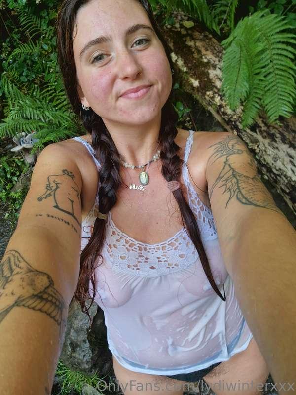 Fresh out the waterfall! Had to wear clothes this time bc it..