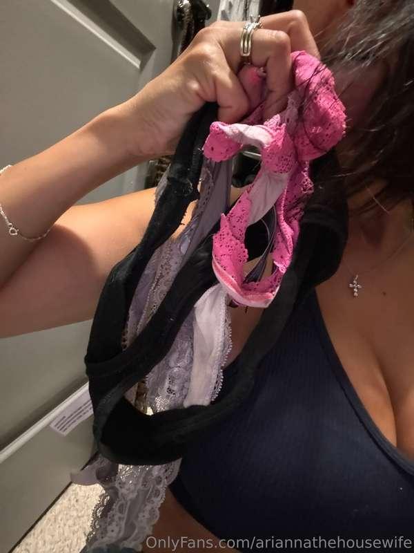 Selling some of my panties… Do you prefer them used so you c..