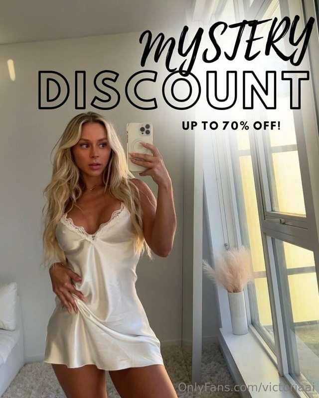 UP TO 70% OFF BLACK FRIDAY DISCOUNT IN YOUR DMS!