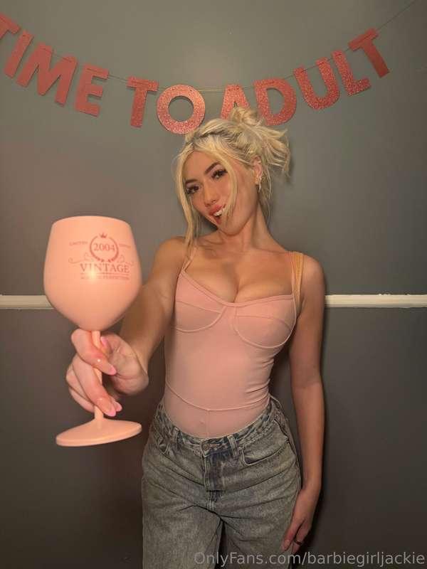 Cheers to myself! 🥂