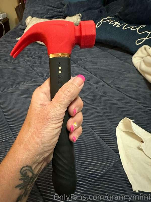 My new sex toy it’s Hammer time! Lol