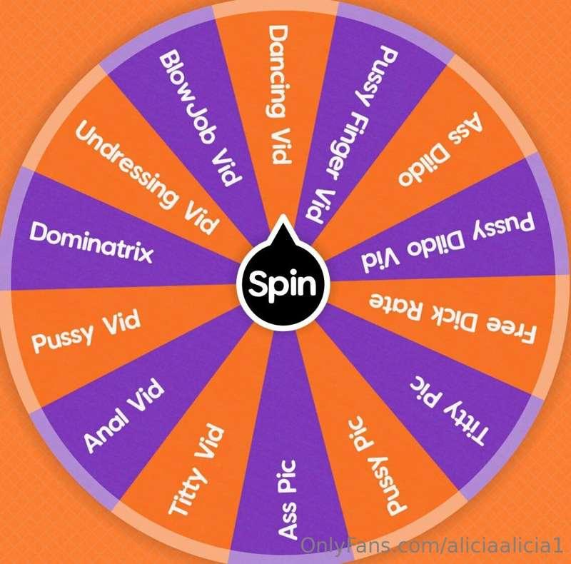 Let’s Play Spin The NAUGHTY Wheel! 😈💦
Every spin is a win!
G..