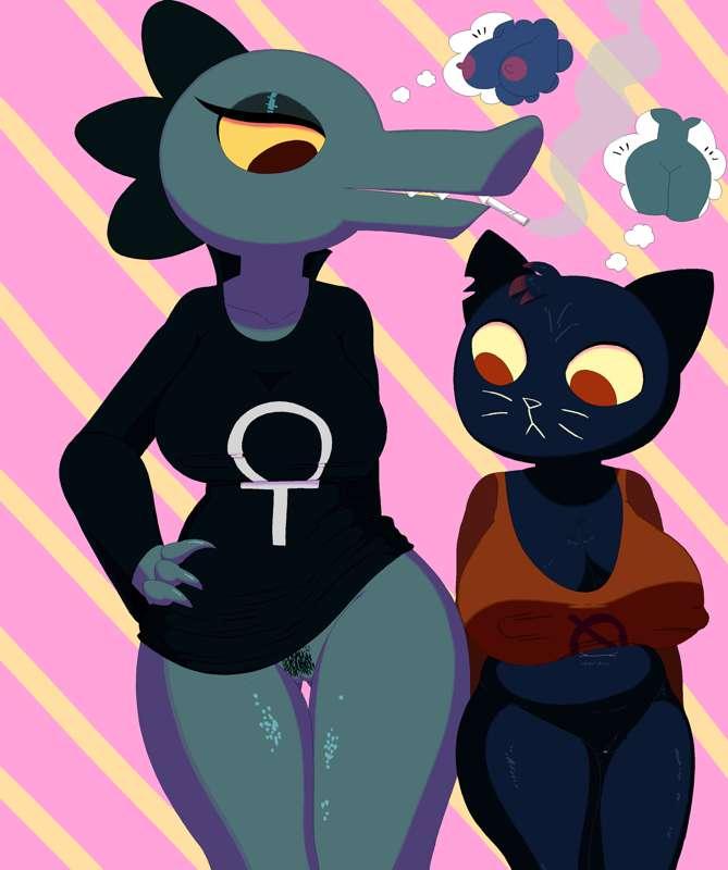 Mae 🐈& Bea 🐊