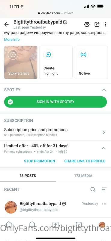 50 people can get my paid page 40% off!!! Make it happen 😋😋 ..