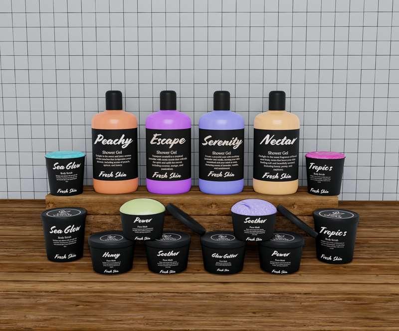 Fresh Skin Bath Set WIP