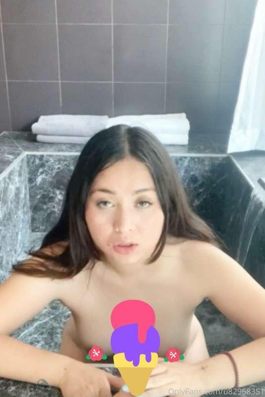 I give the dildo a blowjob thinking about your cock.💦👄 Bounc..