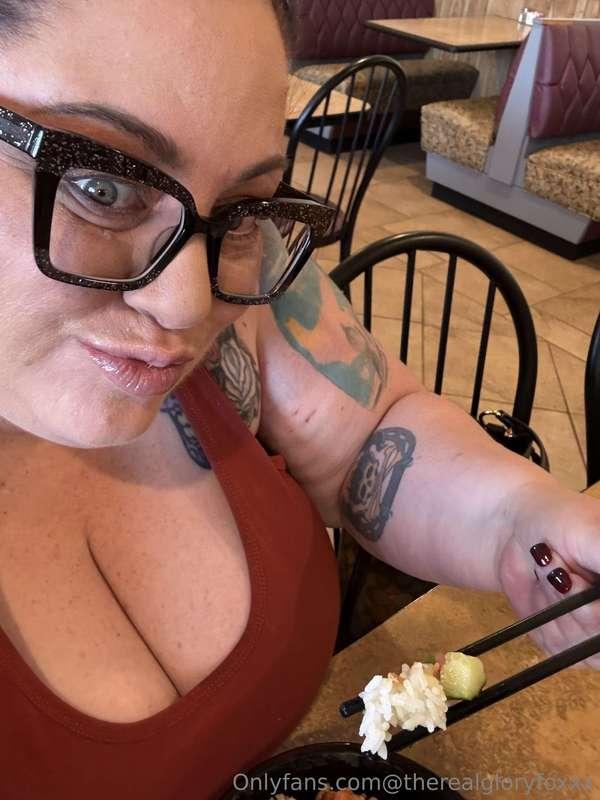 First meal of the day finally!