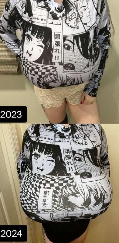 2023 compared to 2024 growth / comparison🤭😳