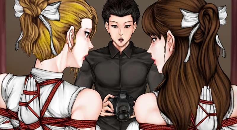 sm용품 모델 스토리(무녀 코스프레편) 만화, Sm product model(female shaman cosplay) comic