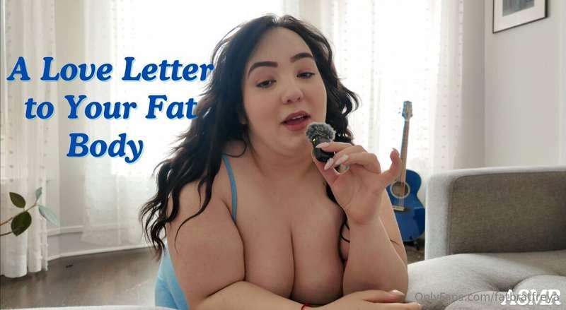A Love Letter to Your Fat Body * ASMRUnwind and indulge a bi..