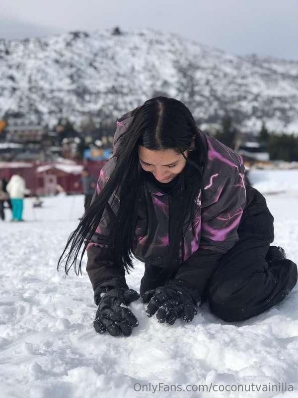 I was on vacation getting to know the snow, an incredible pl..