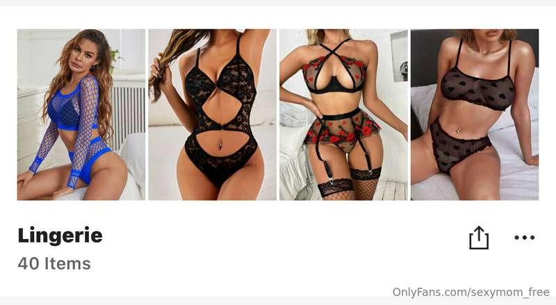 40+ sexy outfits all to fit your demands🤤🤤 

$5- 3 days FREE..