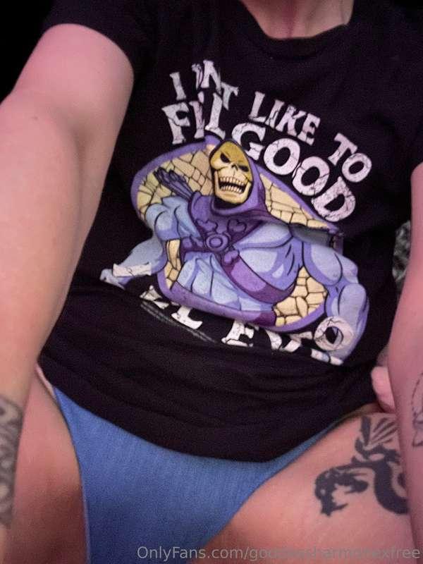 I don’t like to feel good. I like to feel evil 😏😈