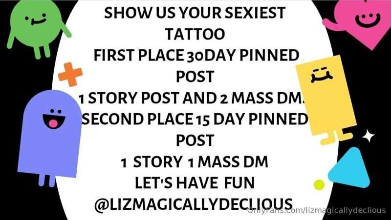 Sexiest tattoo FINALS   A.@Jamco15210  B.@CrazyQuinnzel3