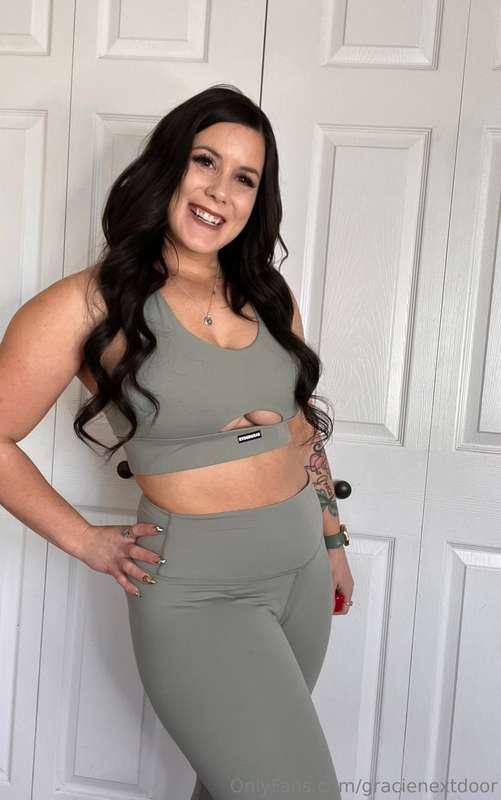Like a mom in athletic wear?