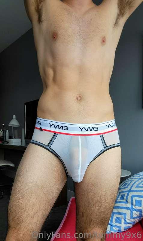 Trying on another new pair of undies. Definitely a sexy pair..