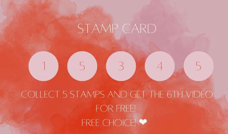My new Stamp card 😍😍
For every ppv you unlock you’ll get 1 s..