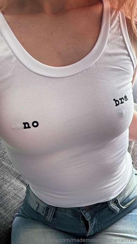 No bra hehe
