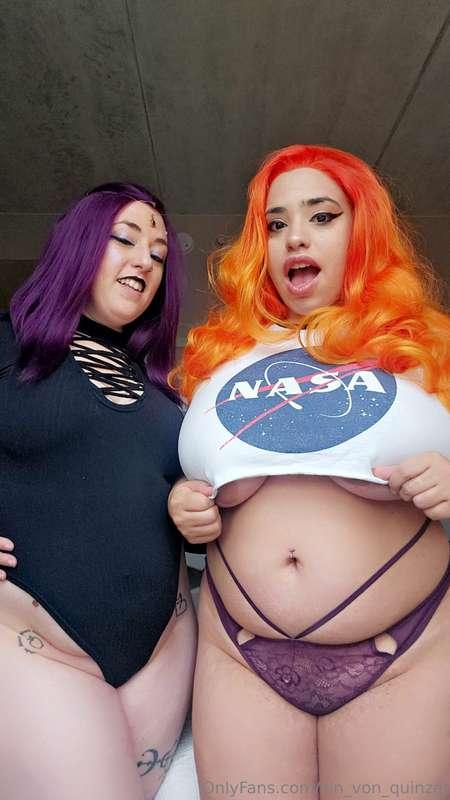 New Duo Set 🧡💜 Starfire & Raven Photoshoot and video 📹  Comi..