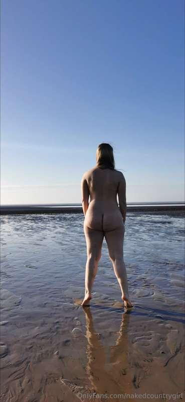When you think you have been spotted on the beach naked, so ..