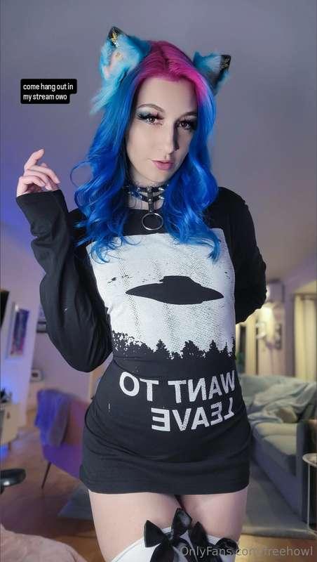 come hang out on my stream owo