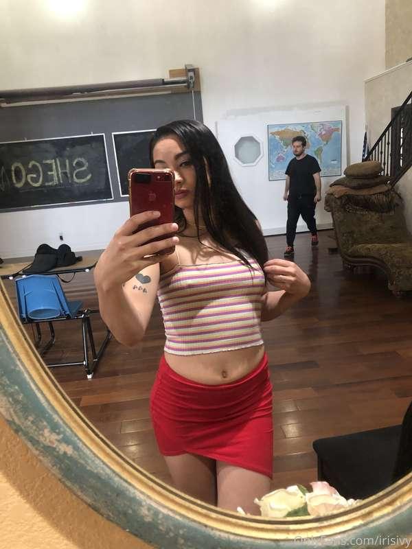 More pics BTS before I got naked 😏