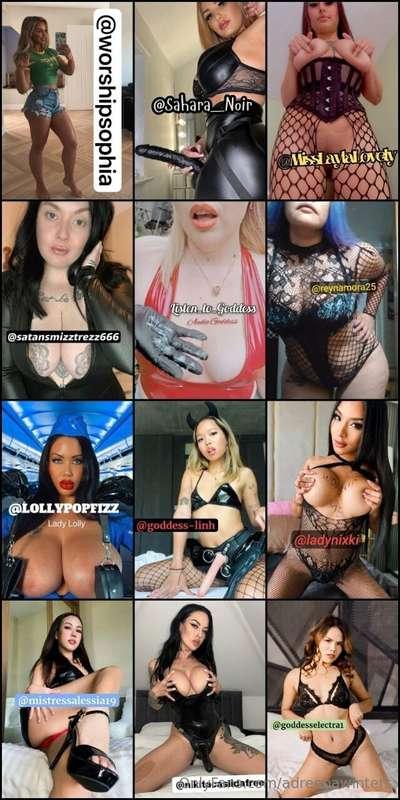 🥵 HOTTEST FEMDOM QUEENS LOOKING FOR NEW SUBS! 🥵 24h@WorshipS..