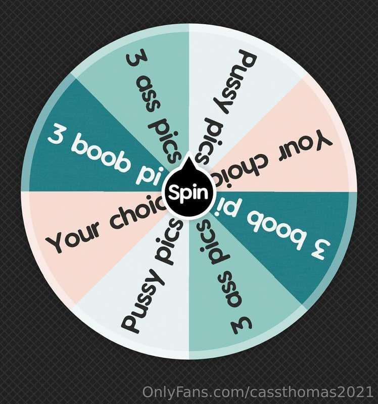 Let's have some fun!!!! Left wheel is $5 a spin right is $25..