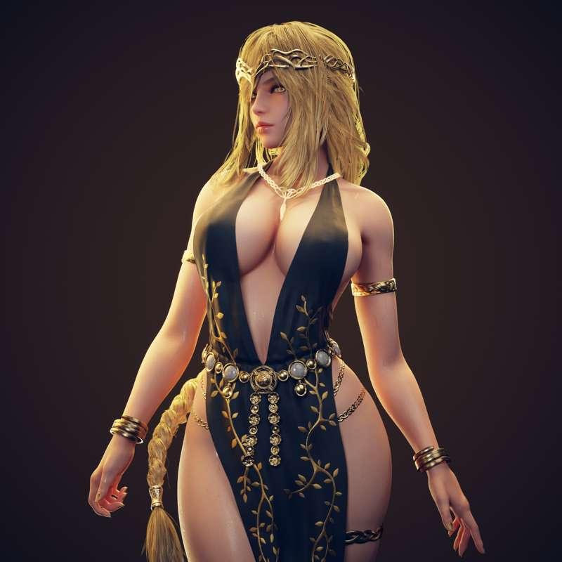 Progress Report - Queen Marika Dress 