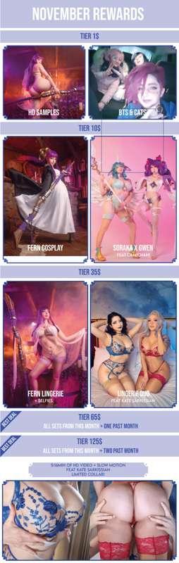 LAST FEW HOURS FOR NOVEMBER REWARDS!