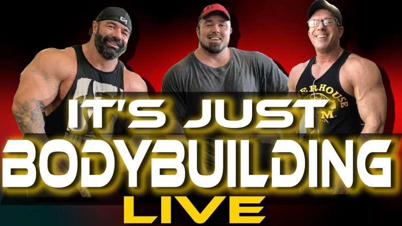 Join Us TODAY! It's Just Bodybuilding LIVE 1:40 PM EST