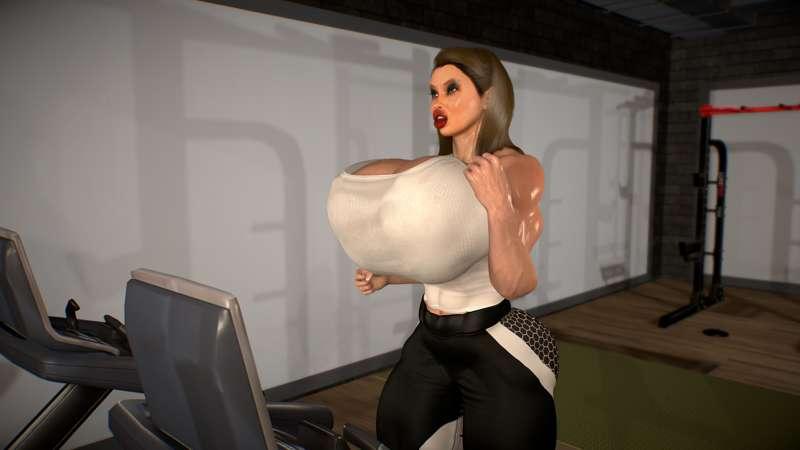 Mommy at the gym
